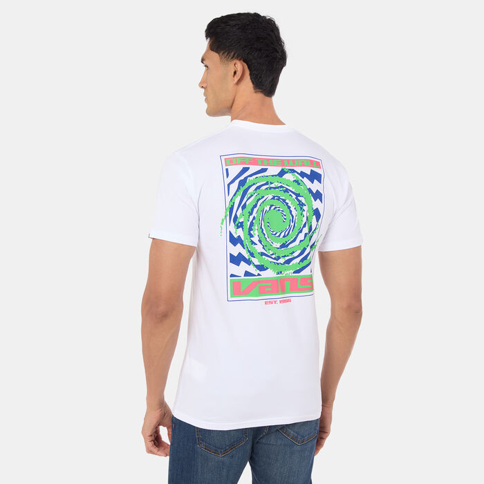 Vans Men's Wormhole Warped T-Shirt White image number 1