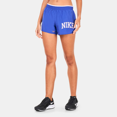 Nike Women's Dri-FIT Swoosh 10K Running Shorts Blue
