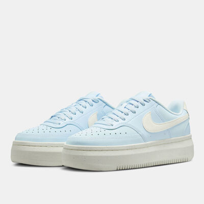 Nike Women's Court Vision Alta Shoes Blue Nike Women's Court Vision Alta Shoes Blue