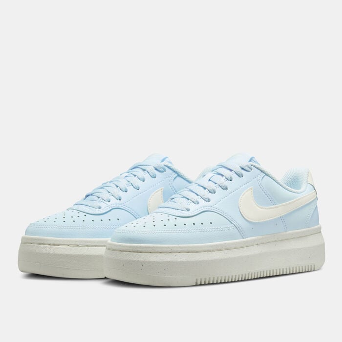 Nike Women's Court Vision Alta Shoes Blue Nike Women's Court Vision Alta Shoes Blue image number 1