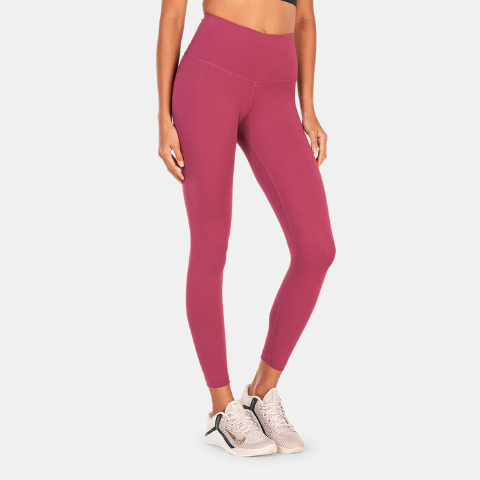 Nike Women's Yoga High-Waisted 7/8 Leggings Purple Nike Women's Yoga High-Waisted 7/8 Leggings Purple image number 0