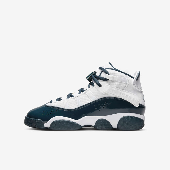 Jordan Kids' 6 Rings Shoes White Jordan Kids' 6 Rings Shoes White image number 0