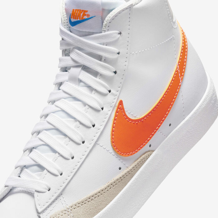 Nike Kids' Blazer Mid '77 Shoes White image number 6