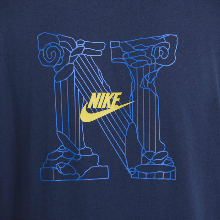 Nike Men's Sportswear T-Shirt Blue Nike Men's Sportswear T-Shirt Blue image number 3