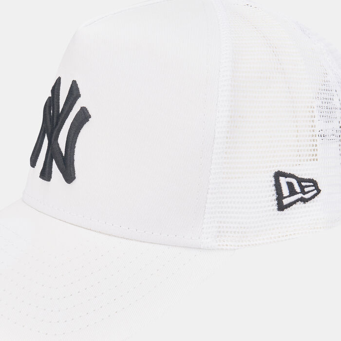 New Era Men's MLB New York Yankees A-Frame Trucker Cap White New Era Men's MLB New York Yankees A-Frame Trucker Cap White image number 2