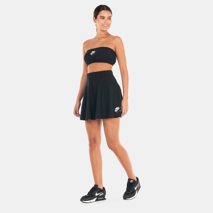 Nike Women's Sportswear Air Pique Skirt Black image number 2