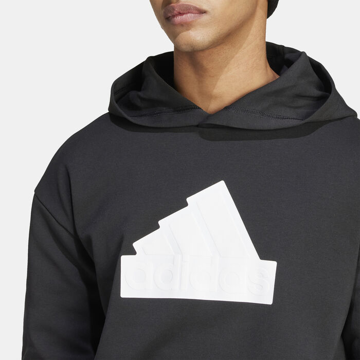 adidas Men's Future Icons Badge of Sport Hoodie Black adidas Men's Future Icons Badge of Sport Hoodie Black image number 4
