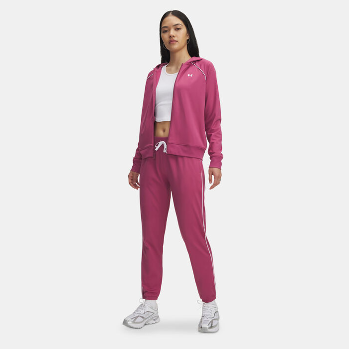 Under Armour Women's Rival Tricot Training Tracksuit Pink Under Armour Women's Rival Tricot Training Tracksuit Pink image number 0