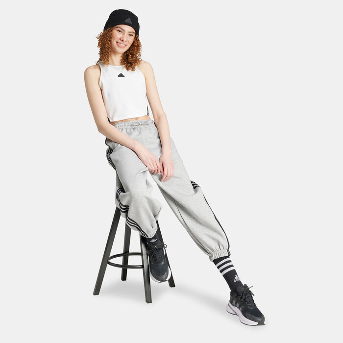 adidas Women's Future Icons 3-Stripes Tank Top White image number 2