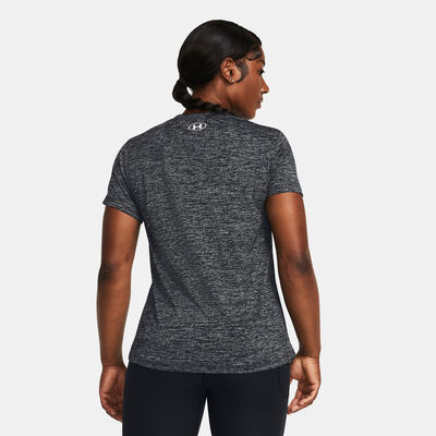 Under Armour Women's UA Tech™ Twist V-Neck T-Shirt Black