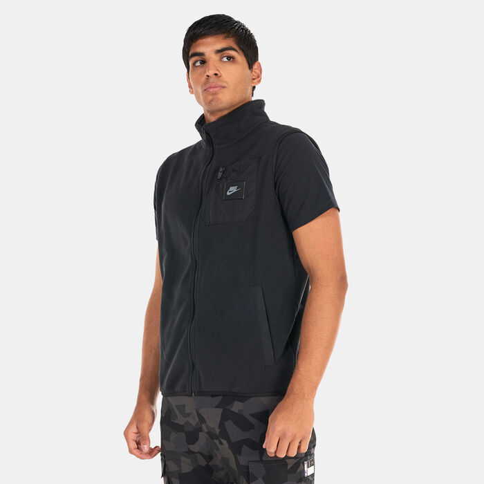 Nike Men's Sportswear Therma-FIT Sports Utility Fleece Vest Black Nike Men's Sportswear Therma-FIT Sports Utility Fleece Vest Black image number 0