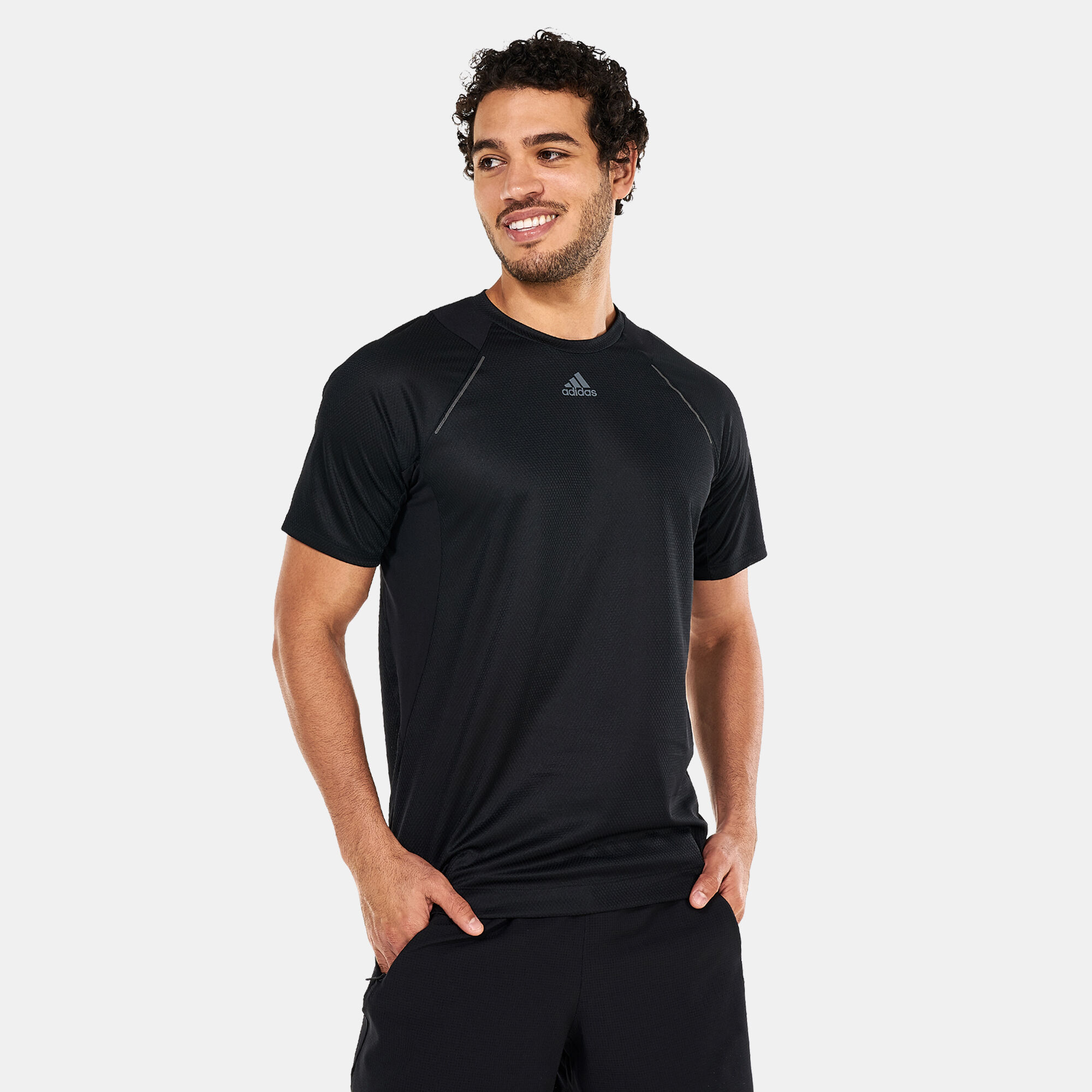Buy adidas Men s HIIT Spin Training T Shirt Black in KSA SSS