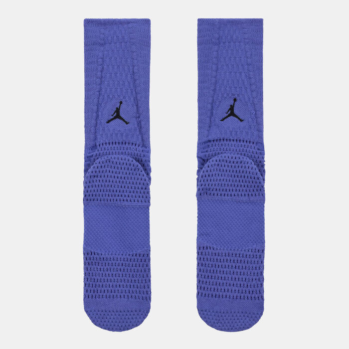 Jordan Unicorn Dri-FIT ADV Cushioned Crew Socks (1 Pair) Purple Jordan Unicorn Dri-FIT ADV Cushioned Crew Socks (1 Pair) Purple image number 1