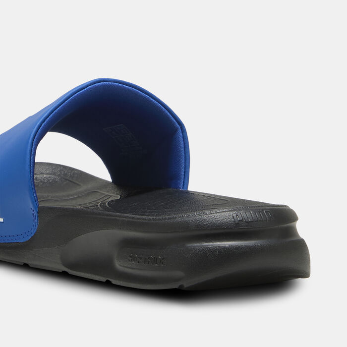 PUMA Kids' Softride Teamcat Al Hilal Slides Blue PUMA Kids' Softride Teamcat Al Hilal Slides Blue image number 4