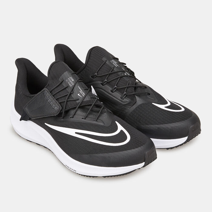 Buy Nike Men's Pegasus FlyEase Easy On-Off Road Running Shoe Black in ...