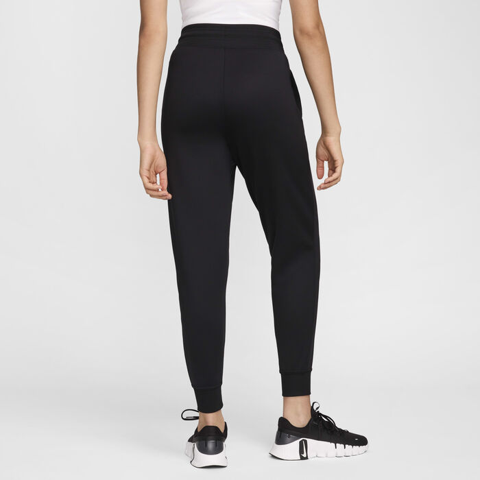 Nike Women's Therma-FIT One High-Waisted 7/8 Trousers Black Nike Women's Therma-FIT One High-Waisted 7/8 Trousers Black image number 1