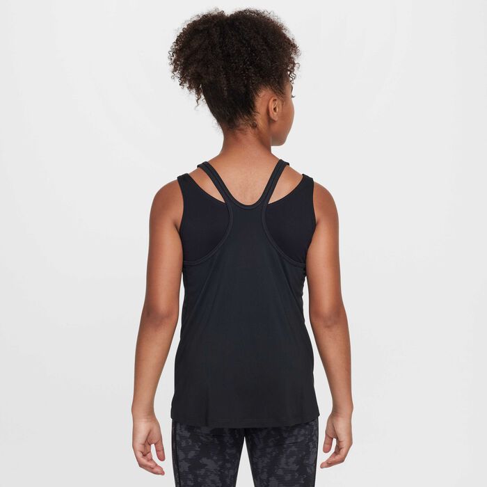 Nike Kids' One Classic Dri-FIT Tank Top Black Nike Kids' One Classic Dri-FIT Tank Top Black image number 1