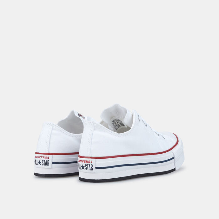 Converse Kids' Chuck Taylor All Star Lift Platform Unisex Shoe White image number 2