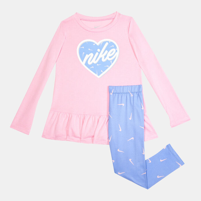 Kids' Swooshfetti T-Shirt And Legging Set (Baby and Toddler) Kids' Swooshfetti T-Shirt And Legging Set (Baby and Toddler) image number 0