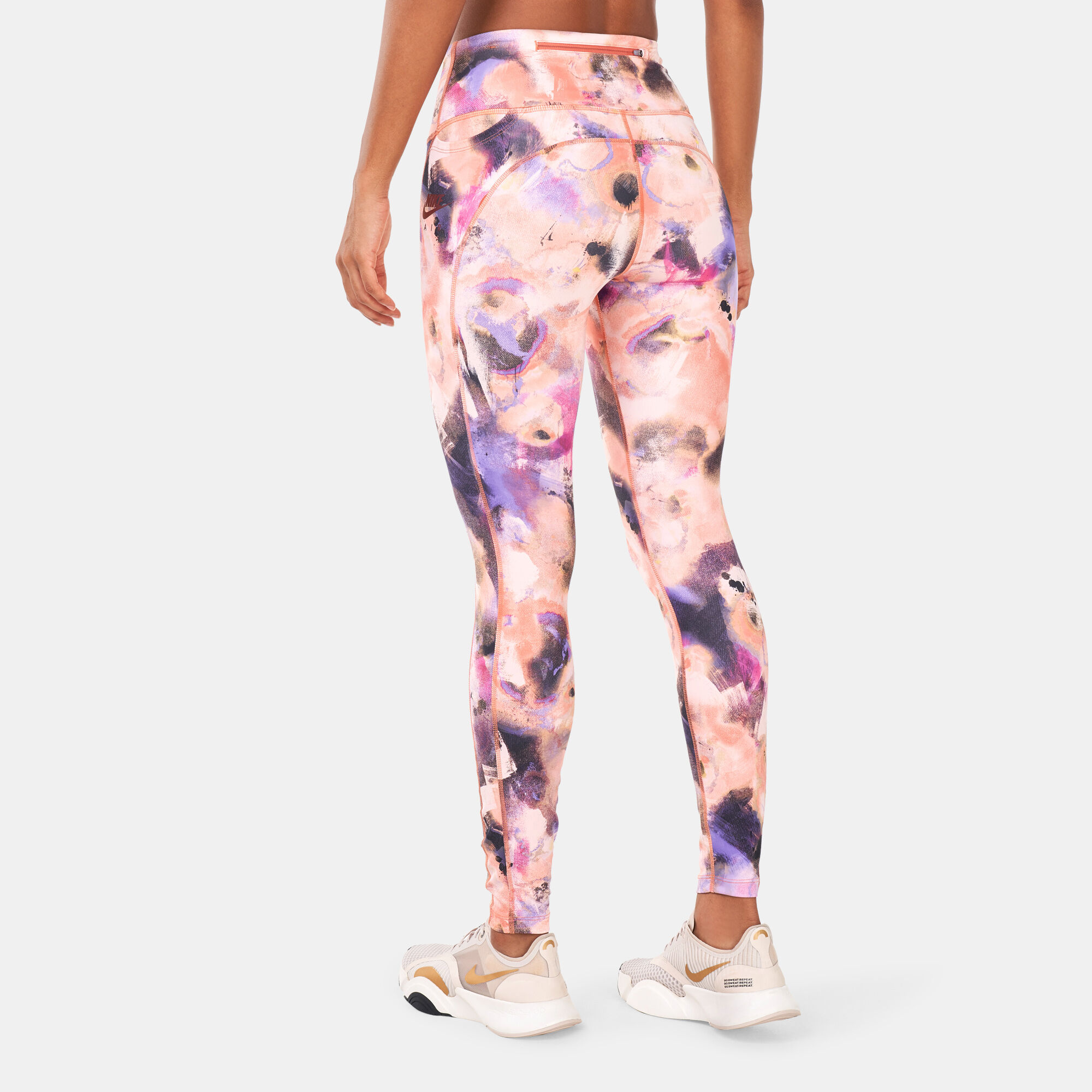 Women s Air Dri FIT Mid Rise 7 8 Printed Running Leggings
