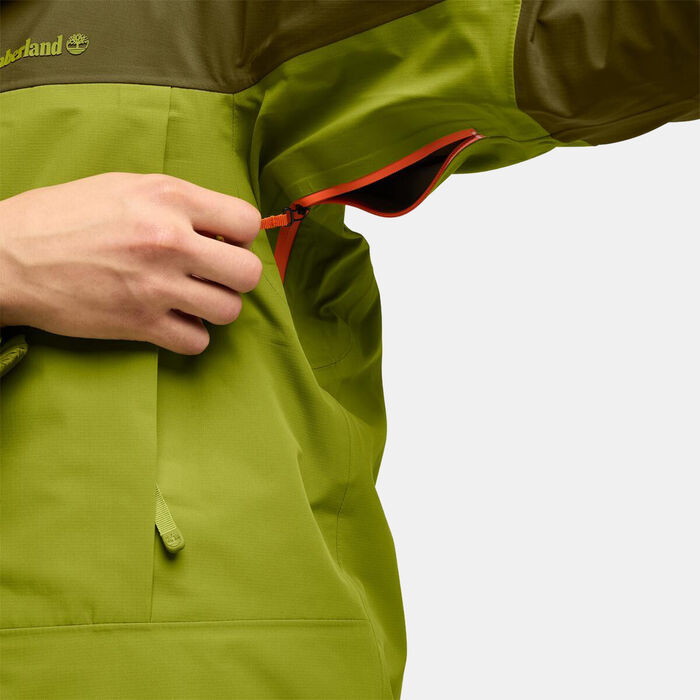 Timberland Men's Caps Ridge Mobi Flex Tech 3-Layer Waterproof Jacket Green Timberland Men's Caps Ridge Mobi Flex Tech 3-Layer Waterproof Jacket Green image number 3