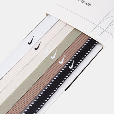 Nike Flex Classic Headbands (6 Pieces) White Nike Flex Classic Headbands (6 Pieces) White