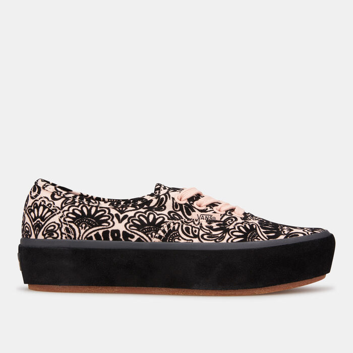 vans authentic embossed platform 2.0 sneaker rose
