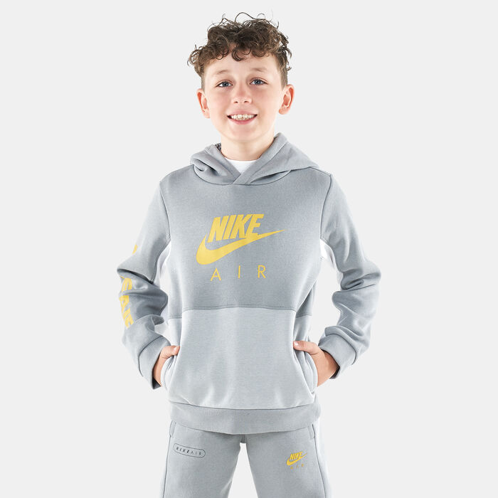 Nike Kids' Sportswear Air Pullover Hoodie Grey Nike Kids' Sportswear Air Pullover Hoodie Grey image number 0