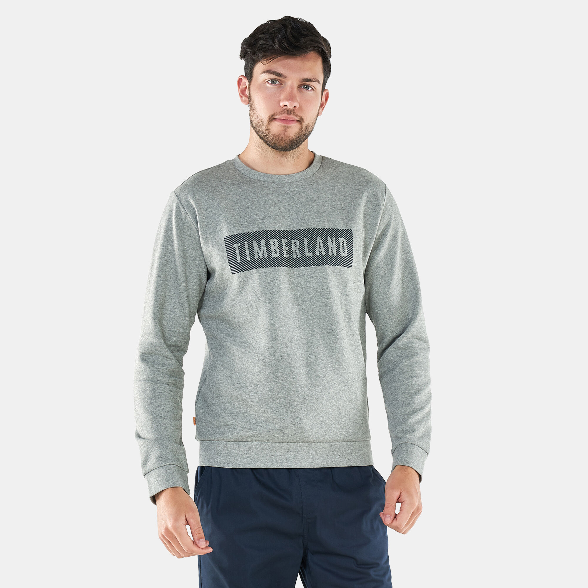Men s Oyster River Brand Carrier Sweatshirt Grey Timberland in KSA SSS