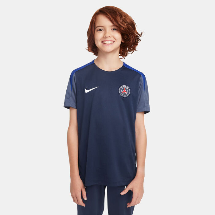 Nike Kids' Paris Saint-Germain Dri-FIT Strike Top Blue Nike Kids' Paris Saint-Germain Dri-FIT Strike Top Blue image number 0