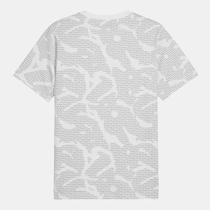 PUMA Men's Essential Logo Lab T-Shirt Grey image number 1