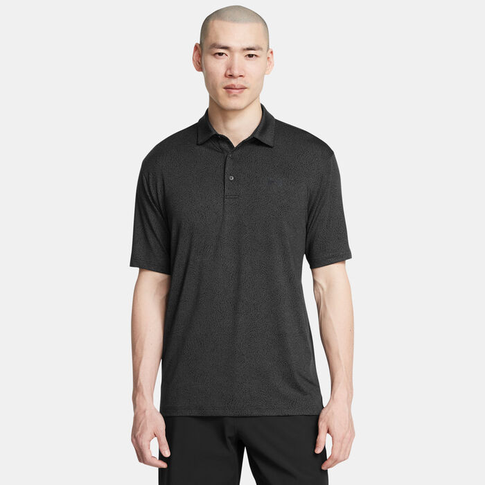 Under Armour Men's UA Playoff 3.0 Printed Polo Shirt Black Under Armour Men's UA Playoff 3.0 Printed Polo Shirt Black image number 0