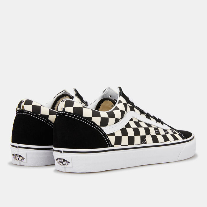 Vans Old Skool Checkerboard Unisex Shoe Black Vans Old Skool Checkerboard Unisex Shoe Black image number 2
