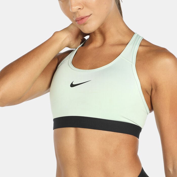 Buy Nike Women's Pro Classic Padded Sports Bra Green in KSA -SSS