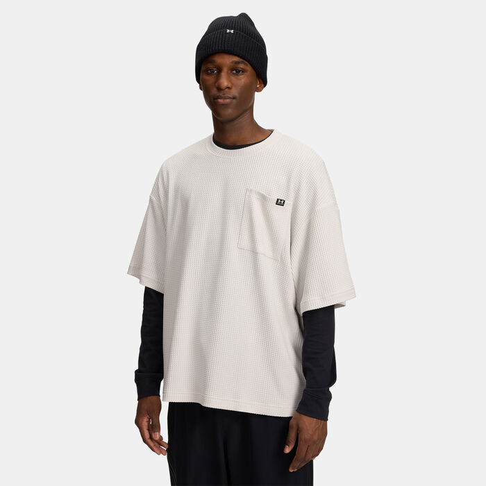 Under Armour Men's Rival Waffle T-Shirt White Under Armour Men's Rival Waffle T-Shirt White image number 0