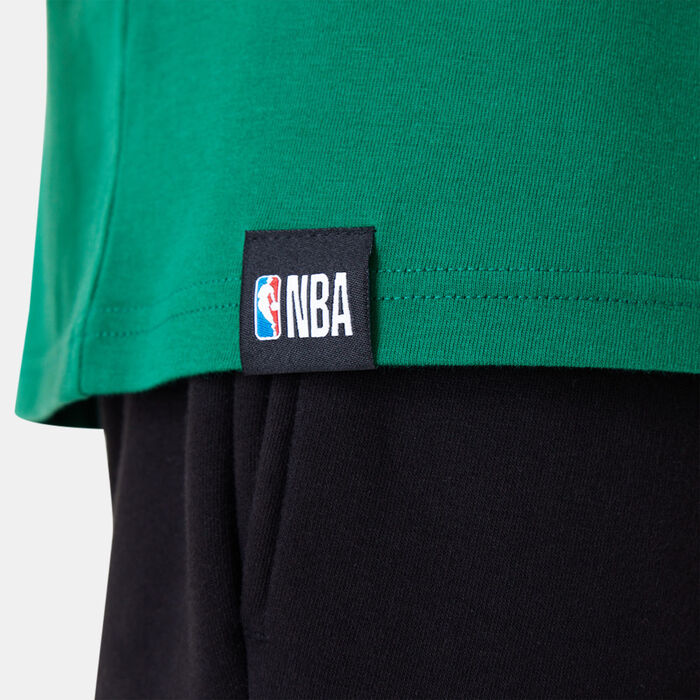 New Era Men's NBA Boston Celtics Large Wordmark T-Shirt Green New Era Men's NBA Boston Celtics Large Wordmark T-Shirt Green image number 4