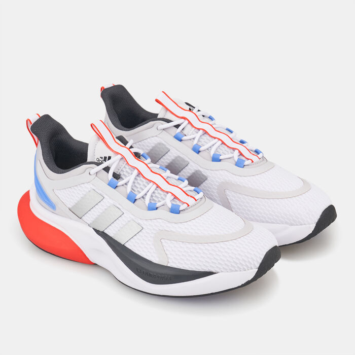 adidas Men's Alphabounce+ Bounce Shoes White adidas Men's Alphabounce+ Bounce Shoes White image number 2