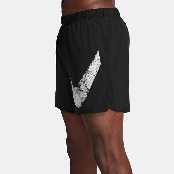 Nike Men's Challenger Swoosh Dri-FIT Running Shorts Black Nike Men's Challenger Swoosh Dri-FIT Running Shorts Black image number 2