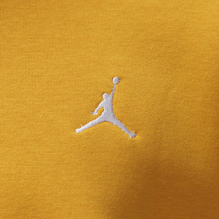 Jordan Men's Brooklyn Fleece Printed Pullover Hoodie Orange Jordan Men's Brooklyn Fleece Printed Pullover Hoodie Orange image number 3
