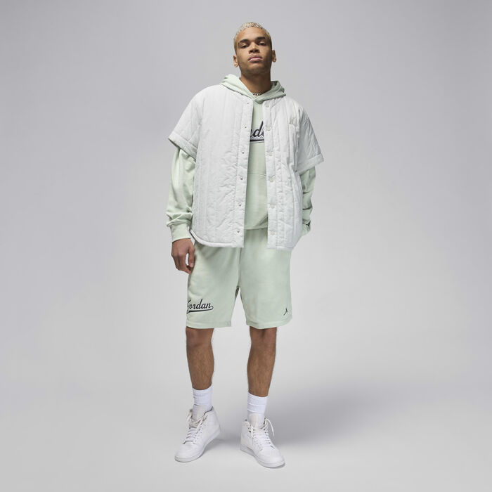 Jordan Men's Flight MVP Fleece Shorts Green image number 7