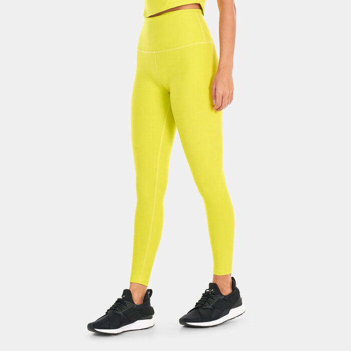 BEYOND YOGA Women's Spacedye Caught In The Midi High Waisted Leggings Green BEYOND YOGA Women's Spacedye Caught In The Midi High Waisted Leggings Green image number 0