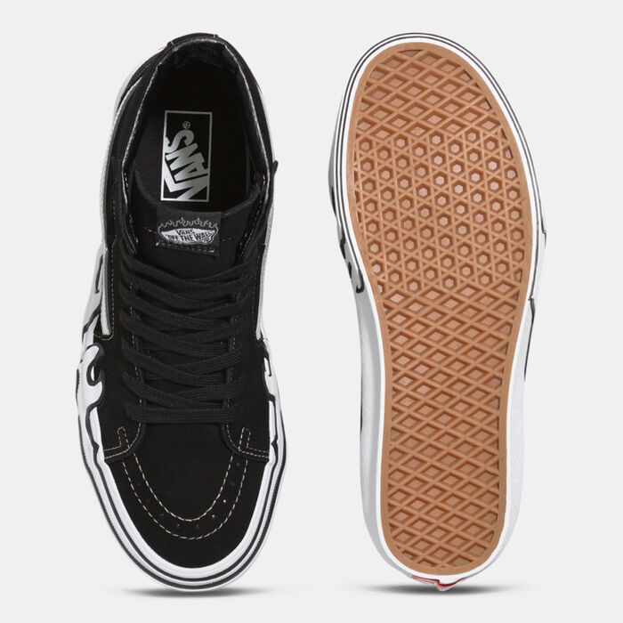 Vans Sk8-Hi Flame Unisex Shoes Black image number 3