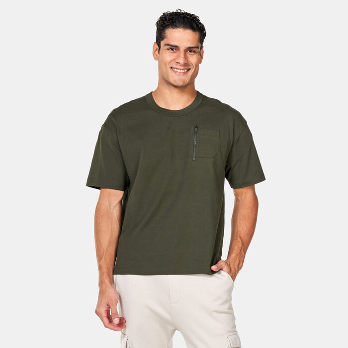 Sun and Sand Sports Men's Hybrid T-Shirt Green Sun and Sand Sports Men's Hybrid T-Shirt Green image number 0