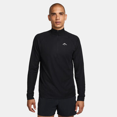 Nike Men's Trail Dri-FIT Mid-Layer Running Top Black