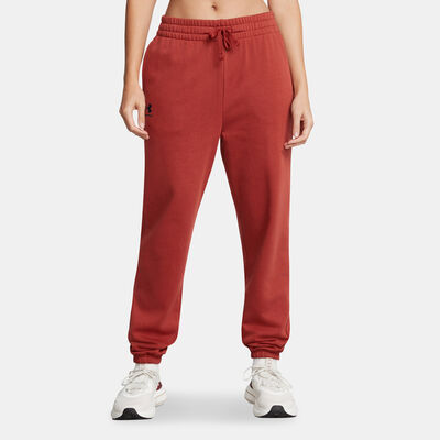 Under Armour Women's Rival Sweatpants Orange Under Armour Women's Rival Sweatpants Orange