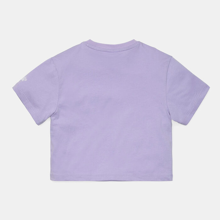 PUMA Kids' X SpongeBob T-Shirt Purple PUMA Kids' X SpongeBob T-Shirt Purple image number 1