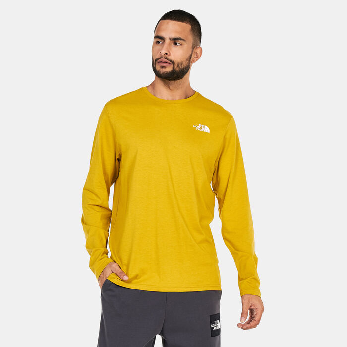 The North Face Men's Easy Long Sleeves T-Shirt yellow image number 0
