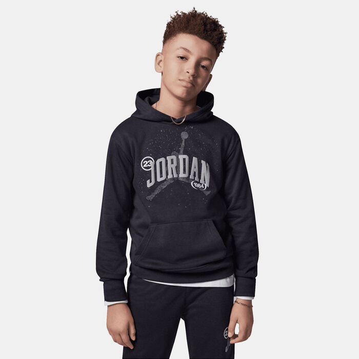 Jordan Kids' 1984 Jumpman Hoodie Black image number 0