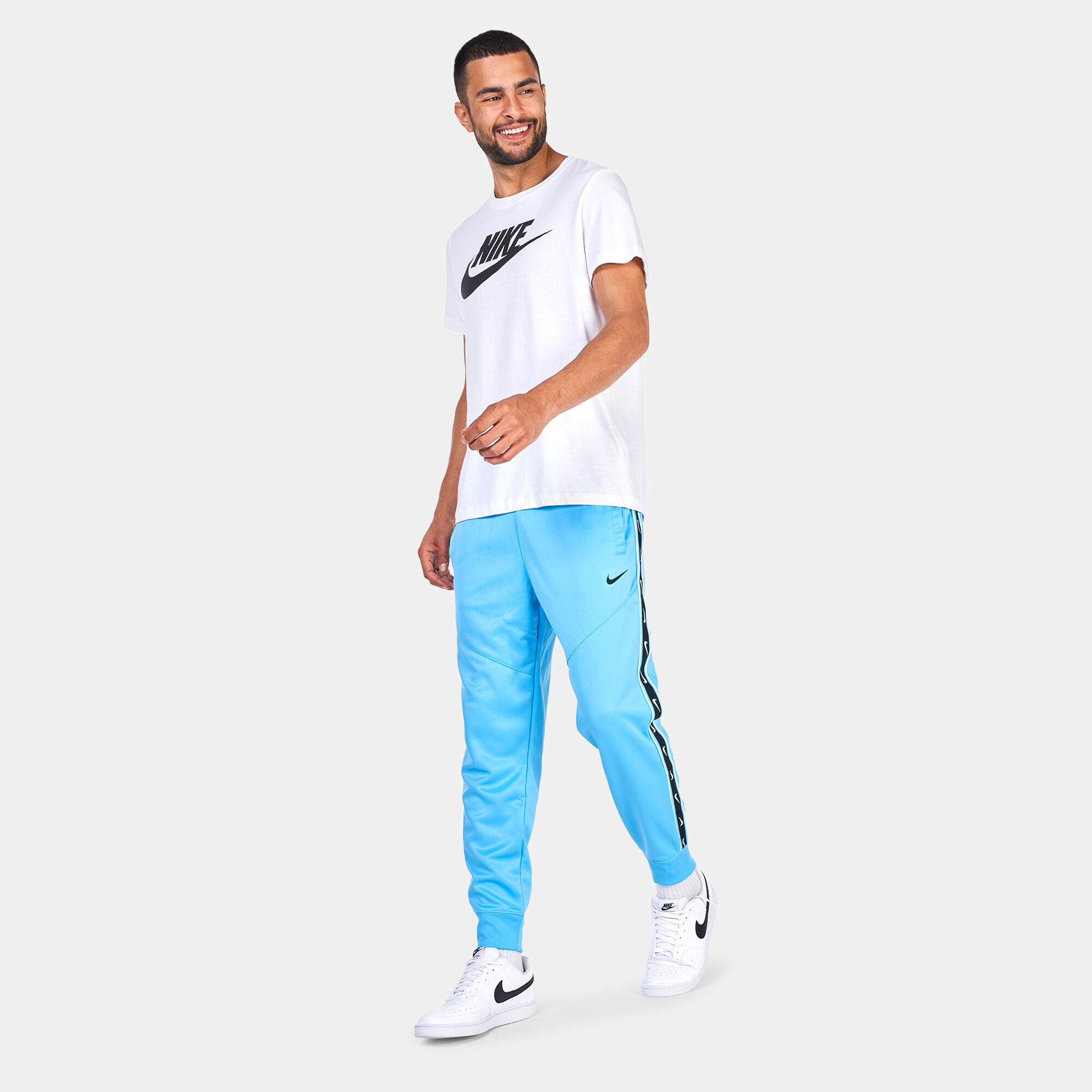 Nike repeat sales joggers blue