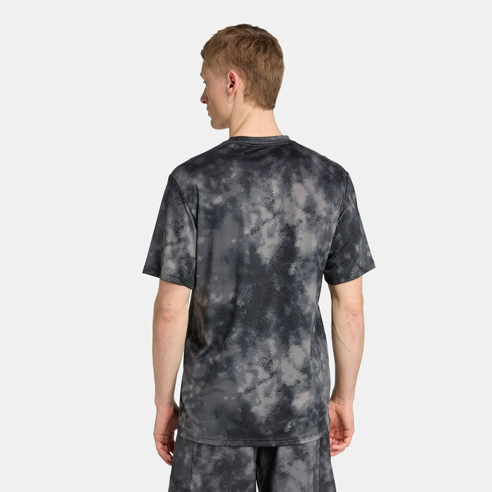 adidas Men's Train Essentials Seasonal Printed Training T-Shirt Black adidas Men's Train Essentials Seasonal Printed Training T-Shirt Black image number 1